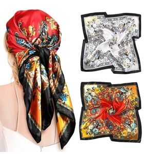 2 piece silky scarf set